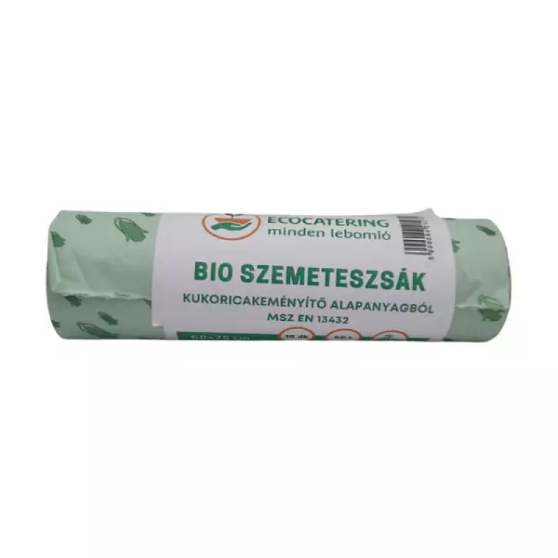 Szemeteszsák, lebomló, 60l, 10db