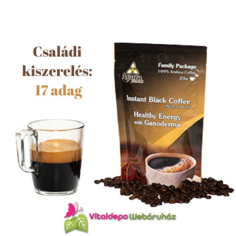 Ayura Herbal Fekete Kávé családi kiszerelés (25x)