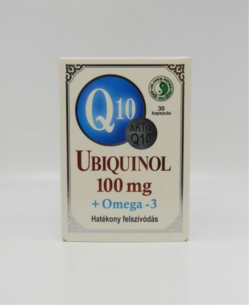Dr. Chen Q10 Ubiquinol+Omega 3 kapszula 30 db