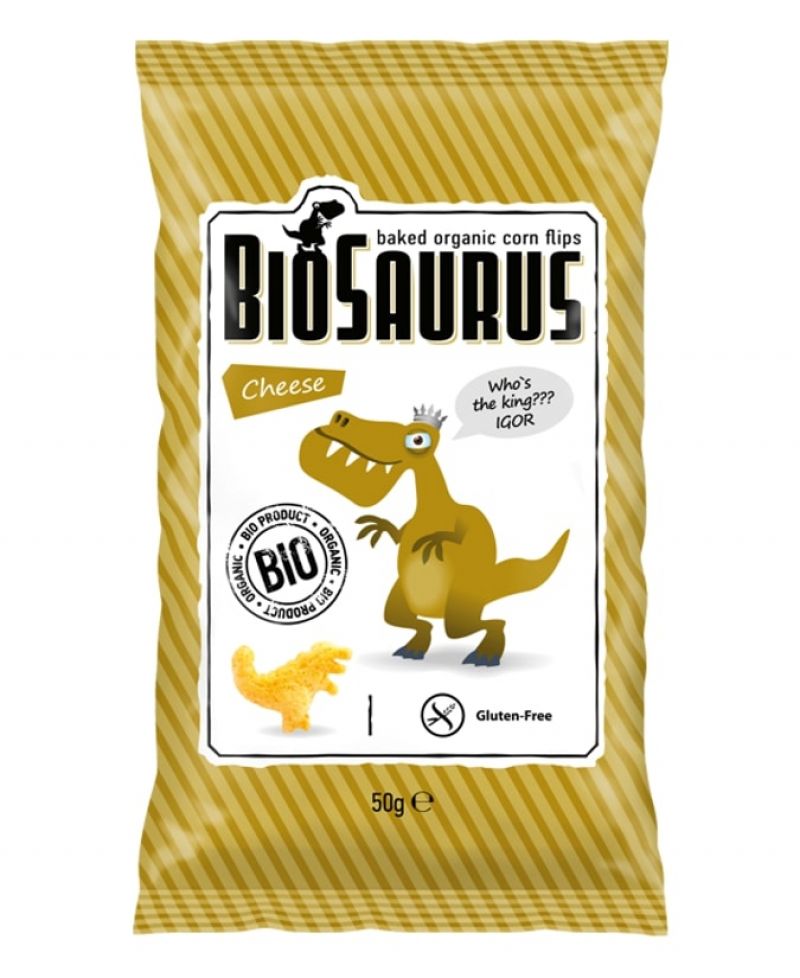 BioSaurus Igor Kukoricás snack sajt 50 g