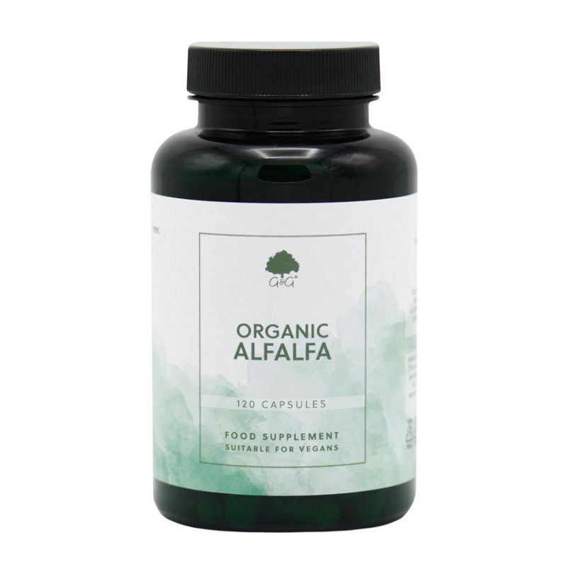 Lucerna (organic alfalfa) 500mg 120 kapszula – G&G