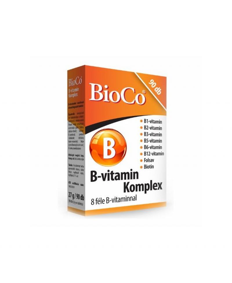 Bioco B-vitamin Komplex Tabletta 90 db