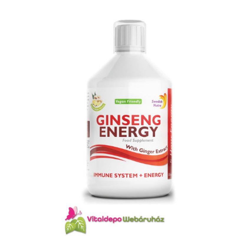 Swedish Nutra GINSENG ENERGY folyékony vitamin