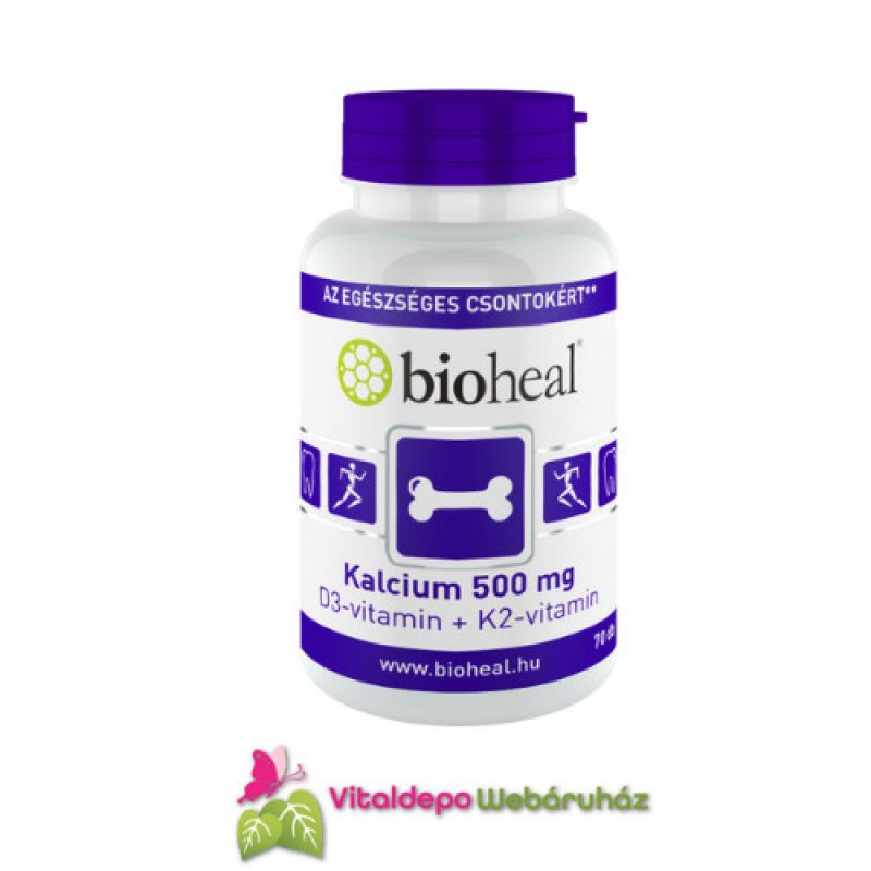 Kalcium + D3 + K2-vitamin (70x)