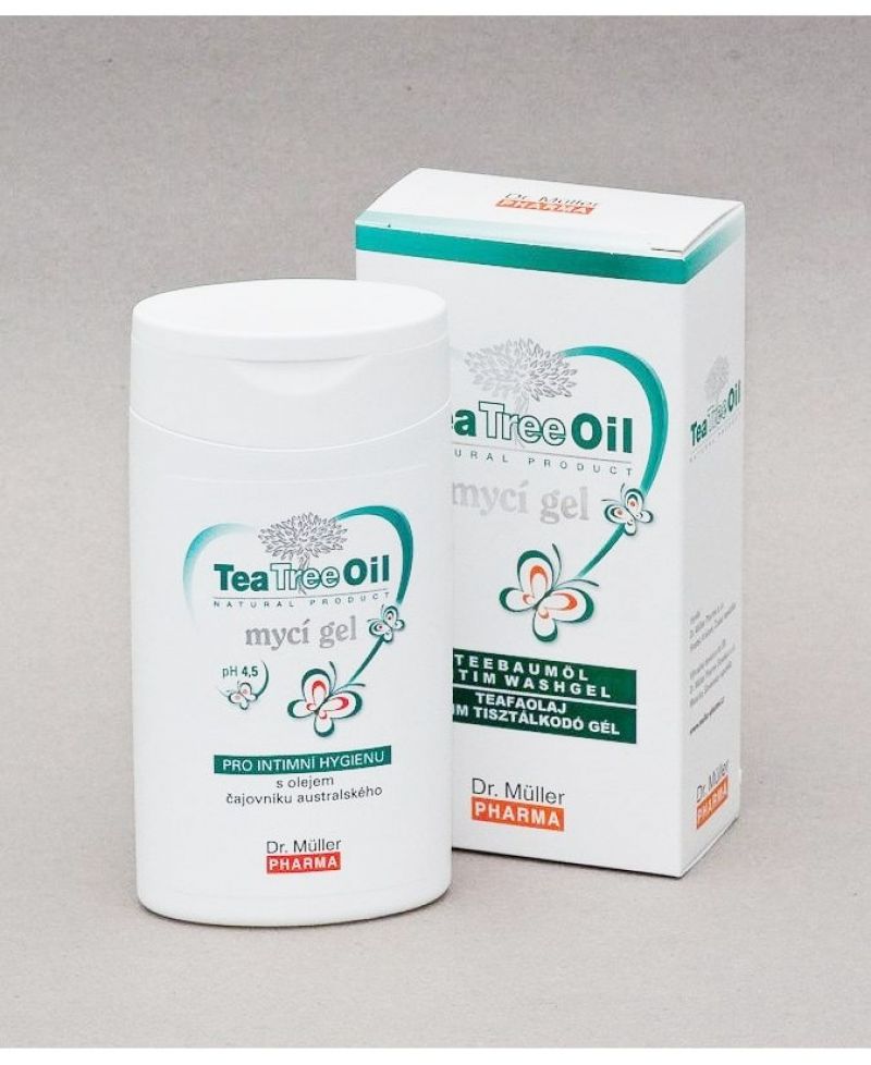 Dr. Müller Tea Tree Oil Teafa Intim Tisztálkodó Gél 200 ml