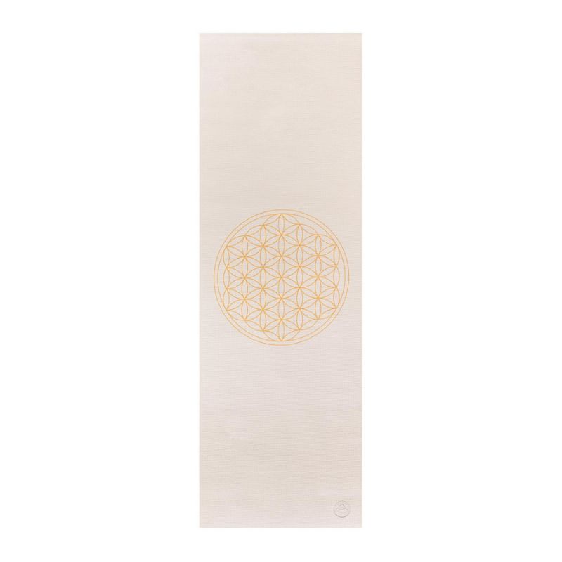 Bodhi Leela jógaszőnyeg FLOWER OF LIFE - Silver