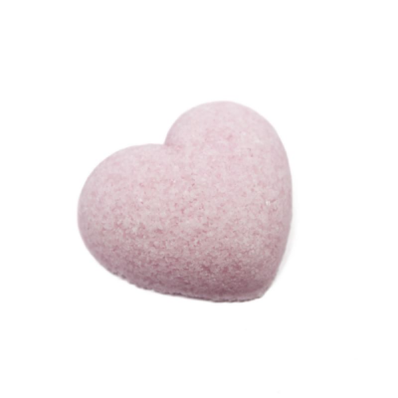 Szív formára préselt kockacukor – formacukor – XS doboz – rózsaszín