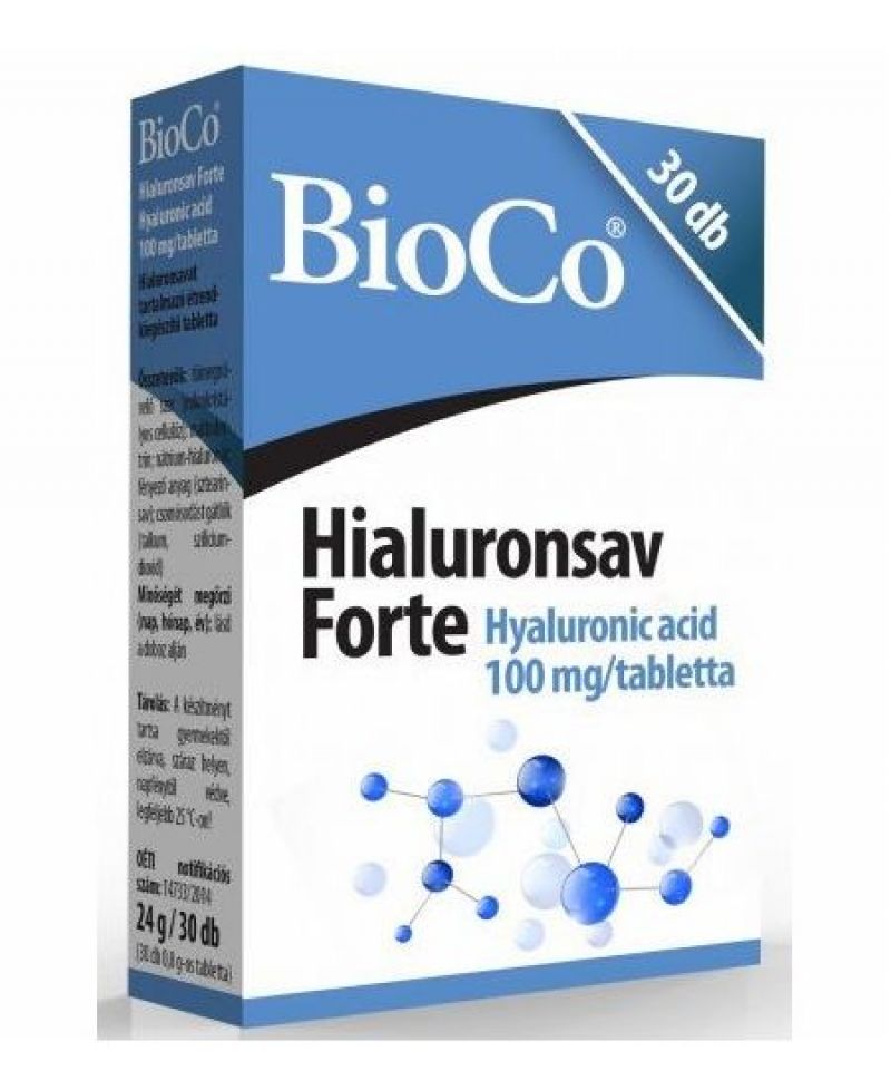 BioCo Hyaluronsav forte tabletta 30 db