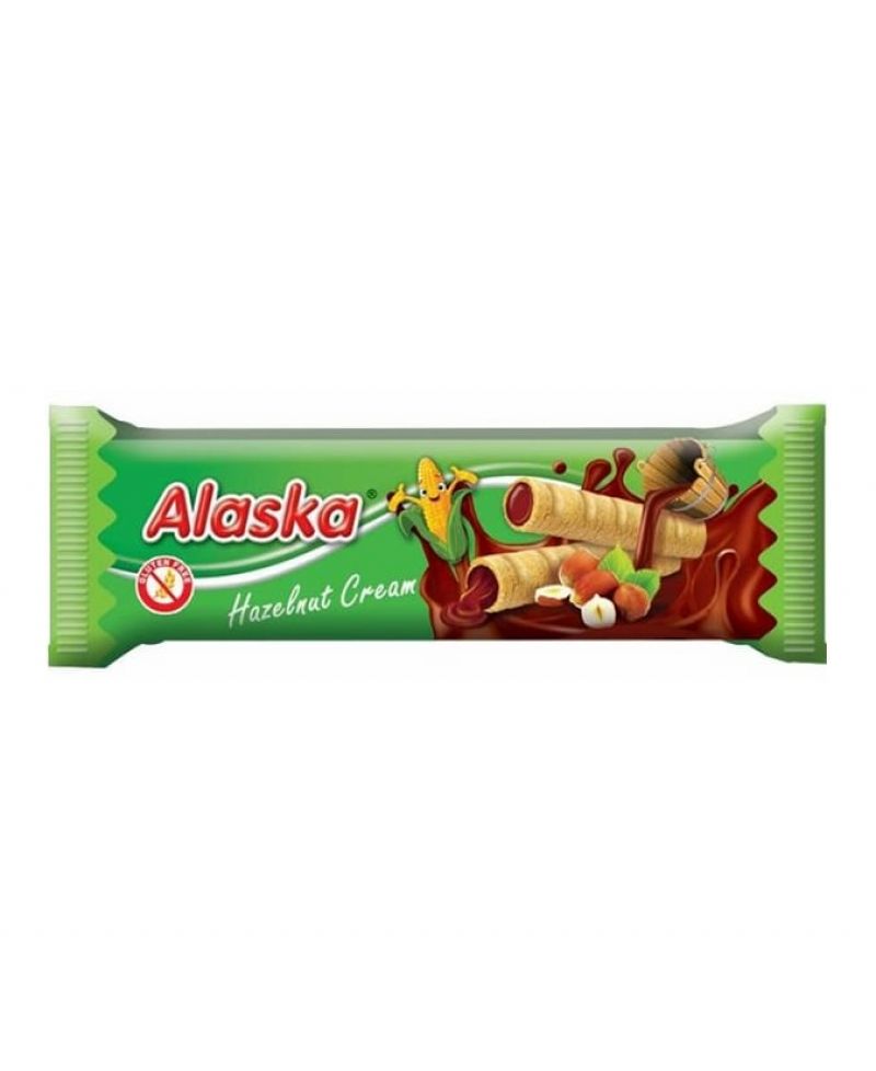 Alaska Mogyoró Ízű Krémes Kukoricarudacska 18 g