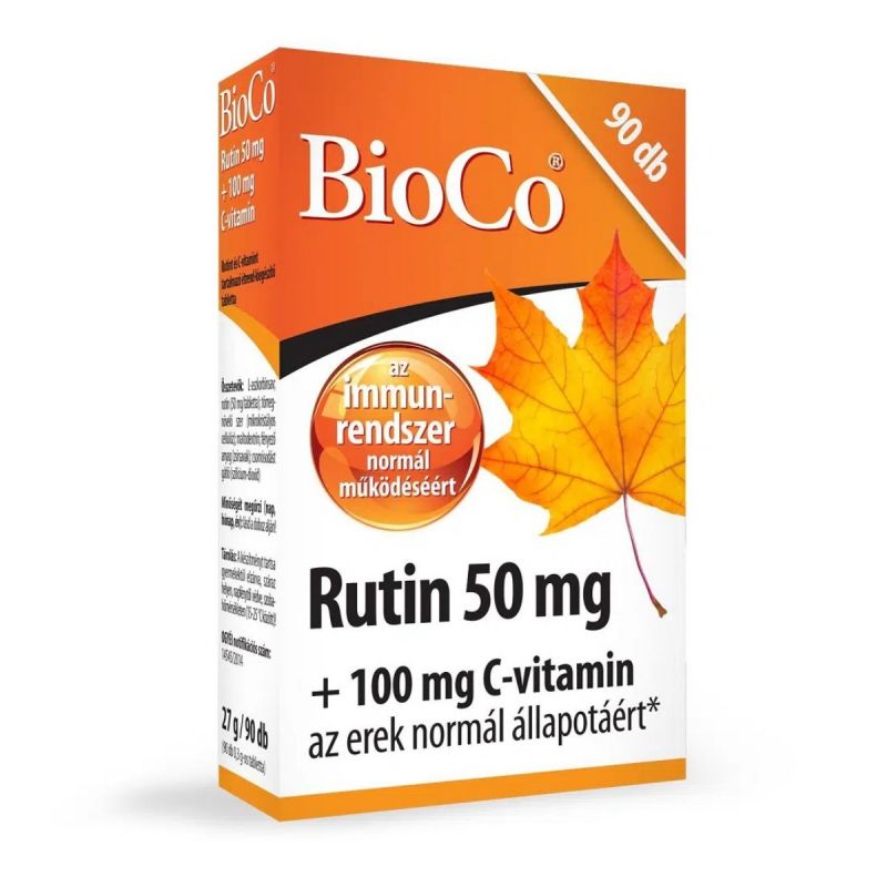 Bioco Rutin+C-vitamin tabletta 90 db