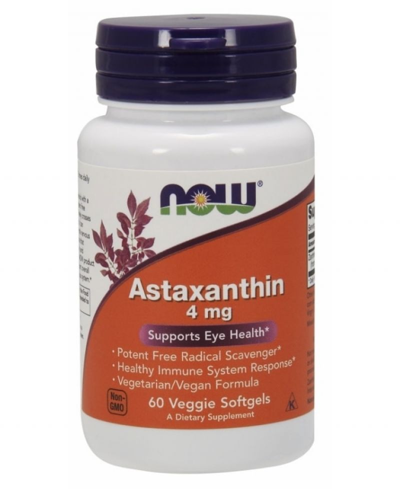 Now Astaxanthin 4 mg vegán kapszula 60 db