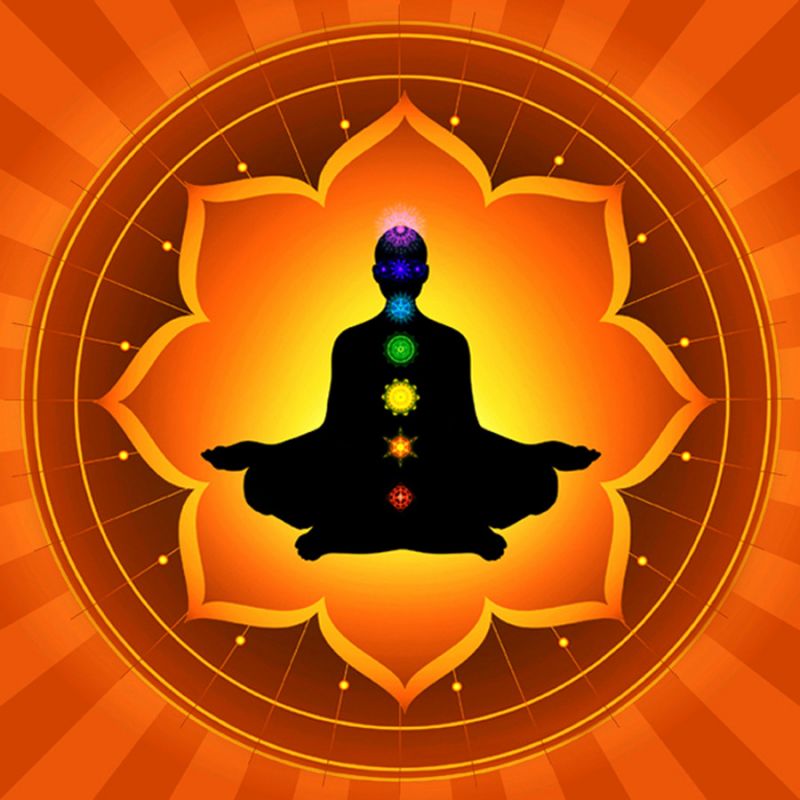 Mandala hűtőmágnes - Gyógyító Buddha