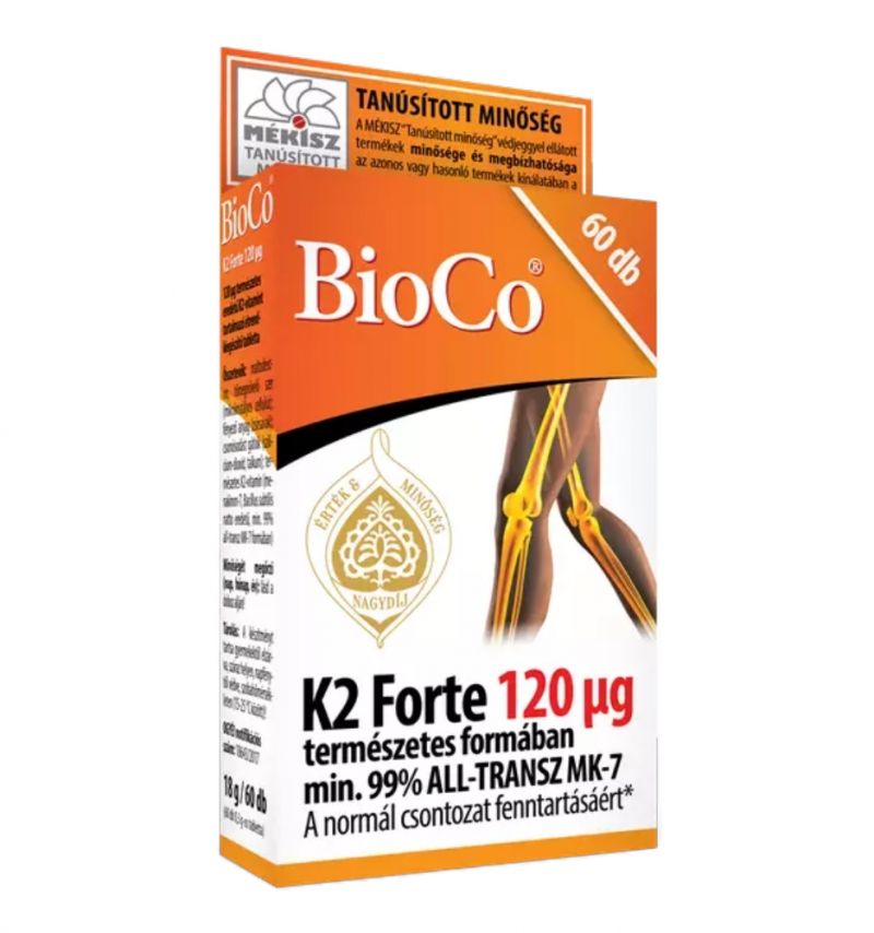 BioCo K2-vitamin forte tabletta 60 db