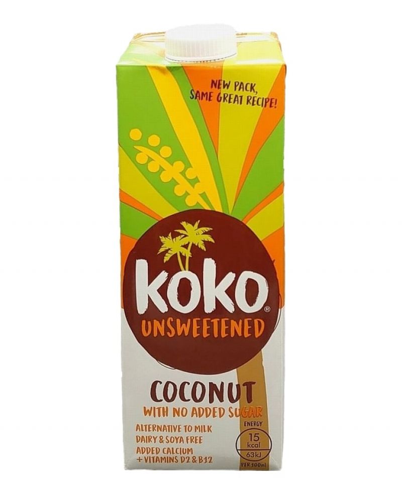 Koko Kókusztej Ital Natúr Cukormentes 1000 ml