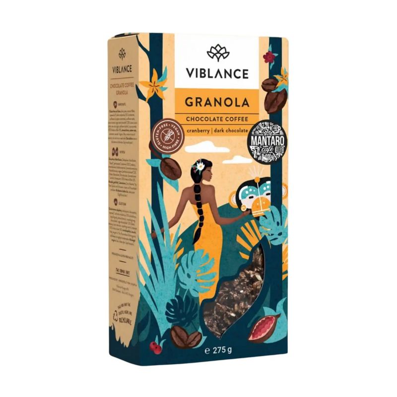 Viblance granola Csokoládés kávé 275 g