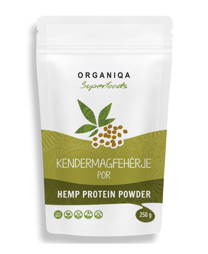 Organiqa Kendermag Fehérje Por 250 g