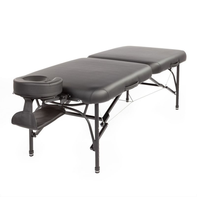 WellTouch Massage Table VOYAGER LIGHT – összecsukható masszázsasztal – Black