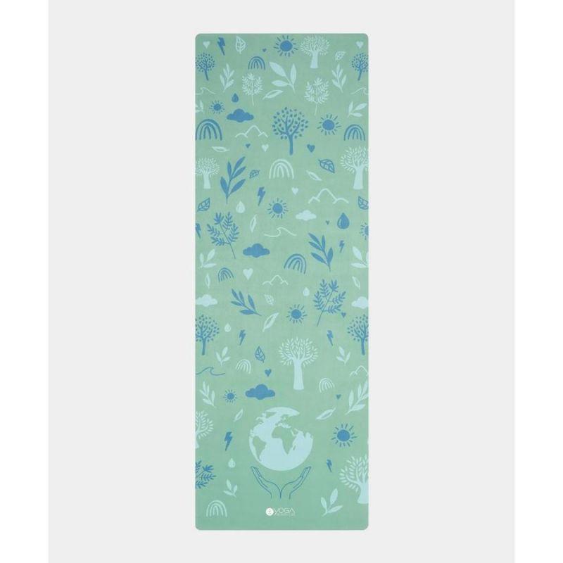 Jógaszőnyeg Combo Mat 3,5 mm - Green Earth - YogaDesignLab