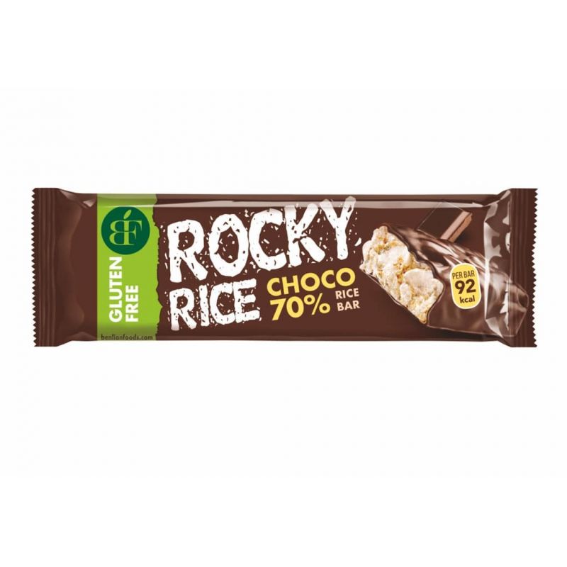 Rocky Rice Puffasztott Rizsszelet Étcsokoládés Gluténmentes 18 g