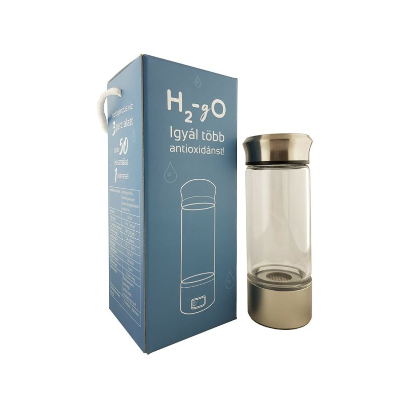 H2-gO hordozható hidrogénes víz készítő készülék