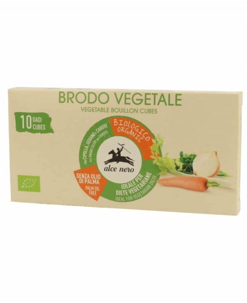 Alce Nero Bio Zöldségleves kocka 100 g