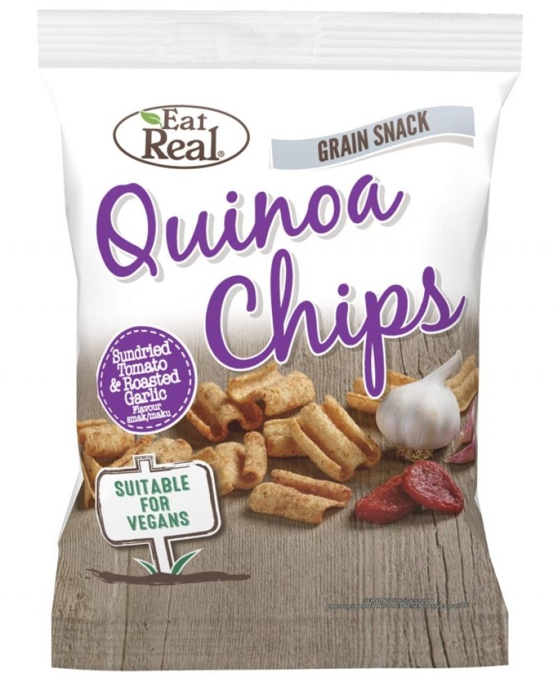 Eat Real Quinoa Chips Paradicsom Sült Fokhagyma 30 g