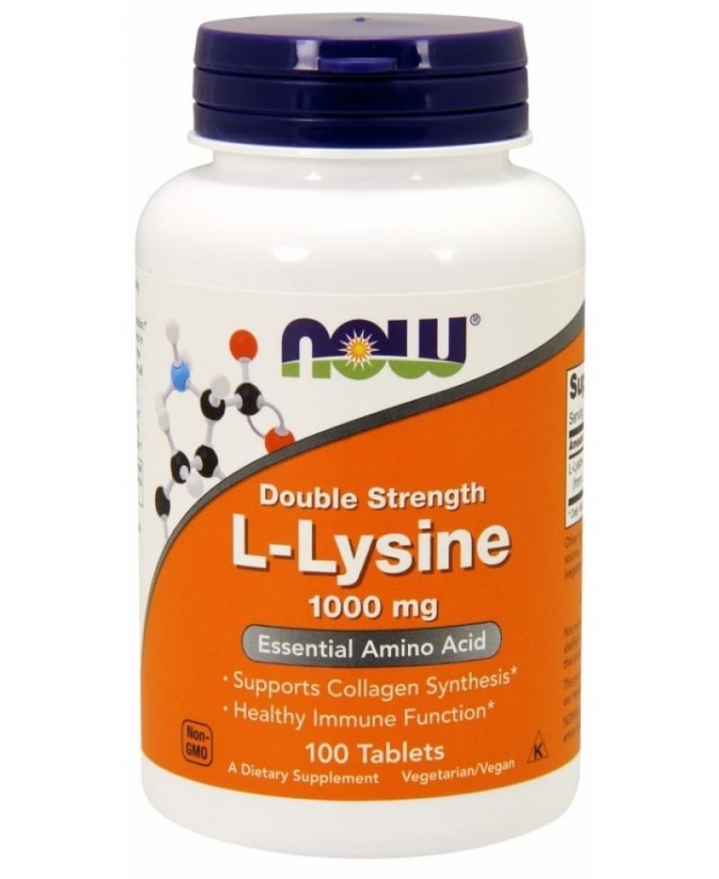 Now L-Lysine 1000 mg tabletta 100 db