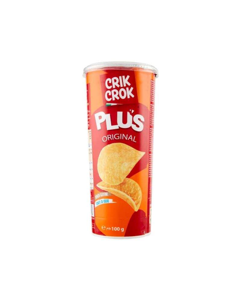 Crik Crok Burgonya chips sós ízesítéssel gluténmentes 100 g