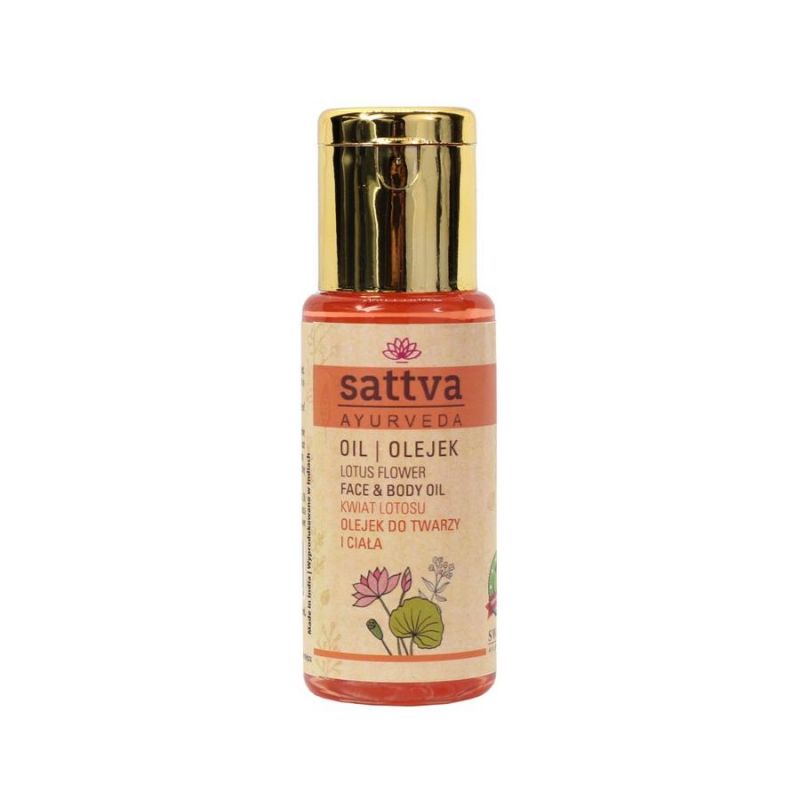 Lótuszvirágos arc- és testolaj 50ml - Sattva Ayurveda