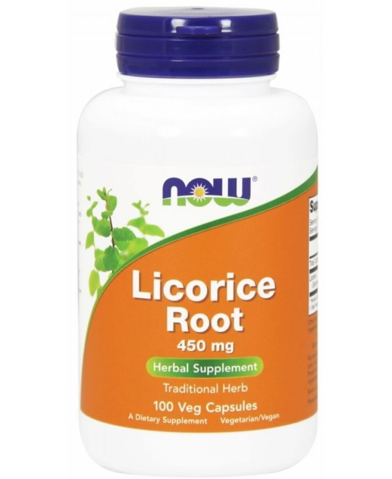 Now Licorice Édesgyökér 450 mg 100 db
