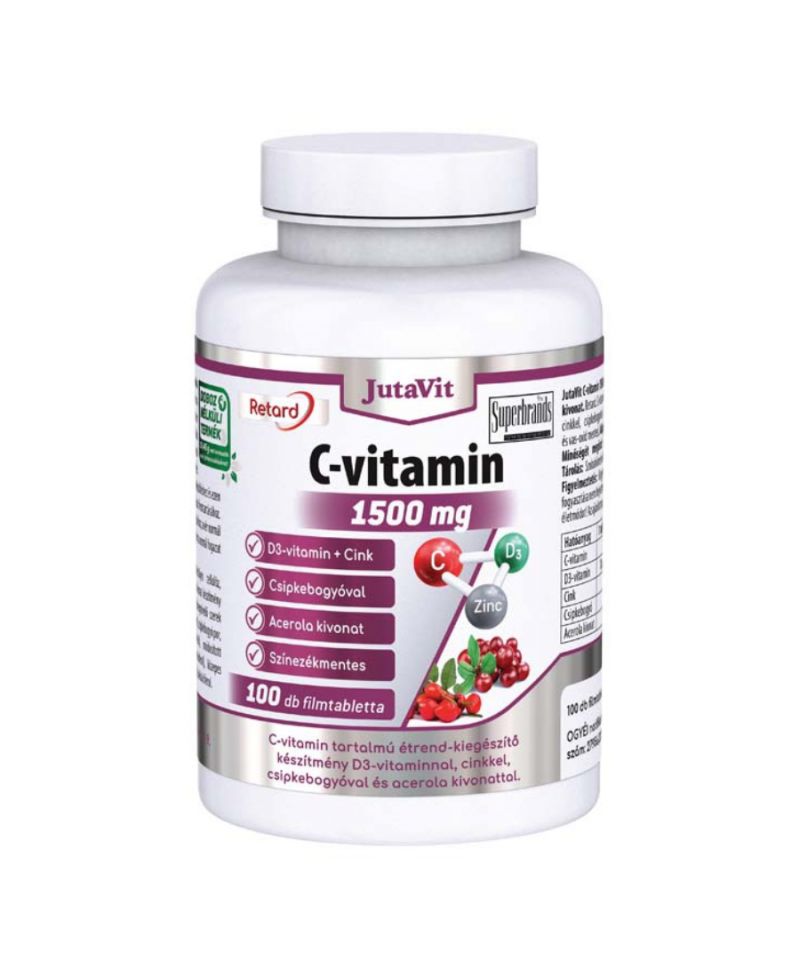 Jutavit C-vitamin Retard 1500 mg tabletta 100 db