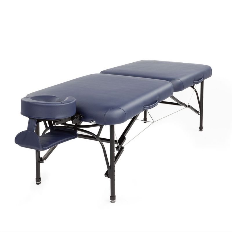 WellTouch Massage Table VOYAGER LIGHT – összecsukható masszázsasztal – Navy Blue