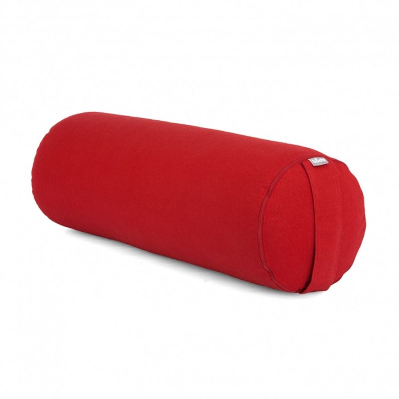 Bolster ECO hengerpárna tönköly töltettel - Burgundy - Bodhi