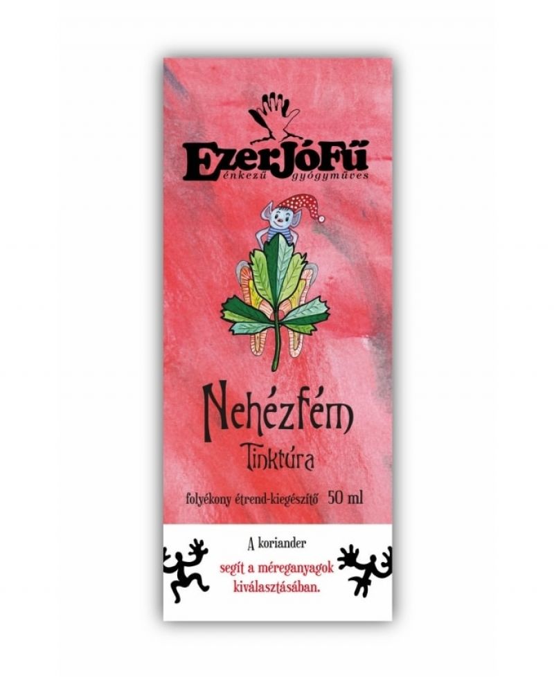 Ezerjófű Nehézfém Tinktúra alk. 50 ml