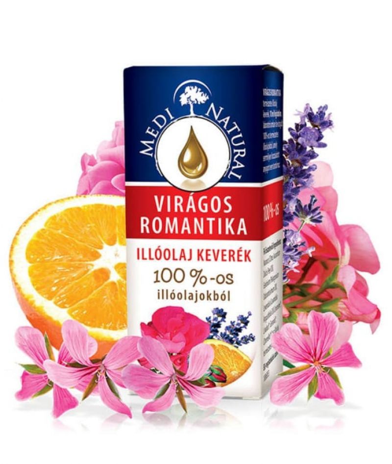 Virágos romantika illóolaj keverék 100%-os